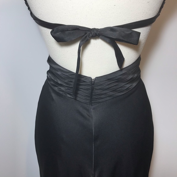 BCBC Max Azria Satin Cut-Out Gown - Picture 10 of 14